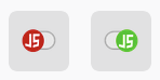 Disable JavaScript - die Icons